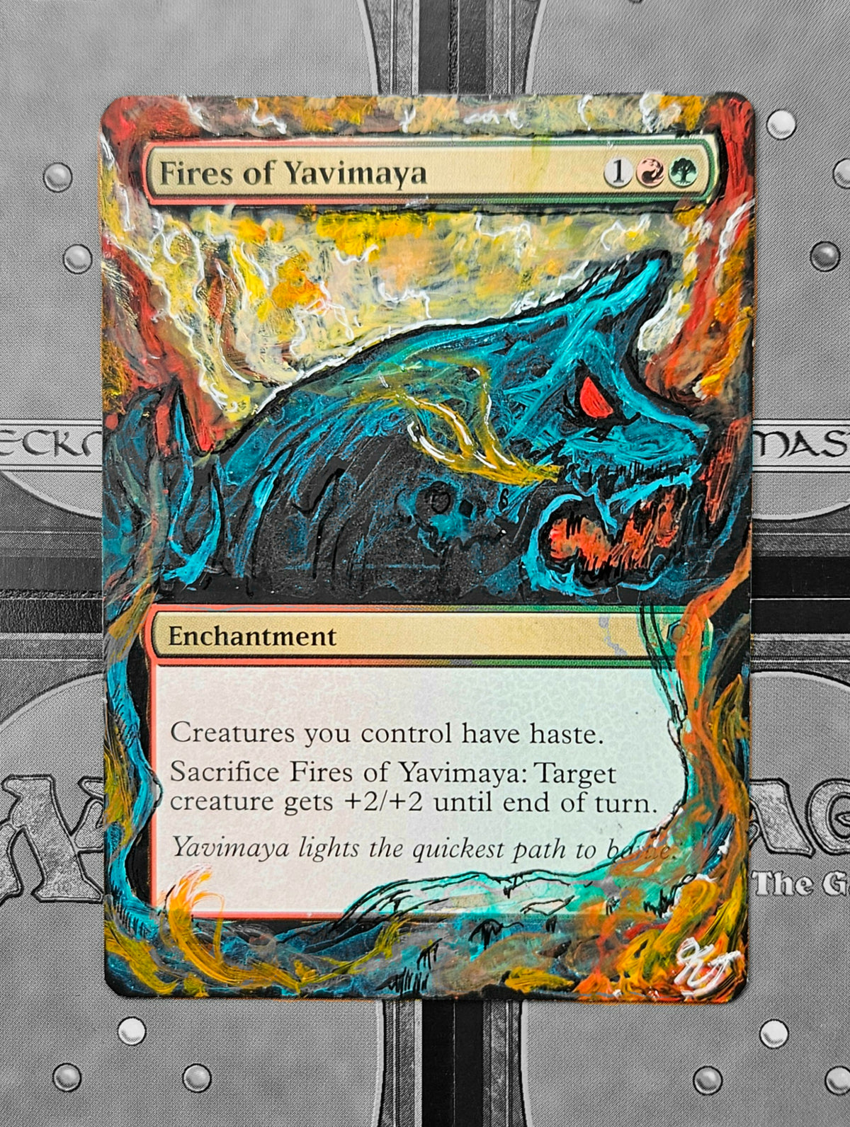 Fires of Yavimaya MTG Card Alter