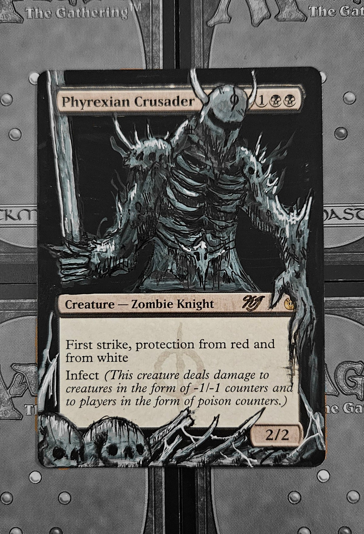 Phyrexian Crusader MTG Card Alter