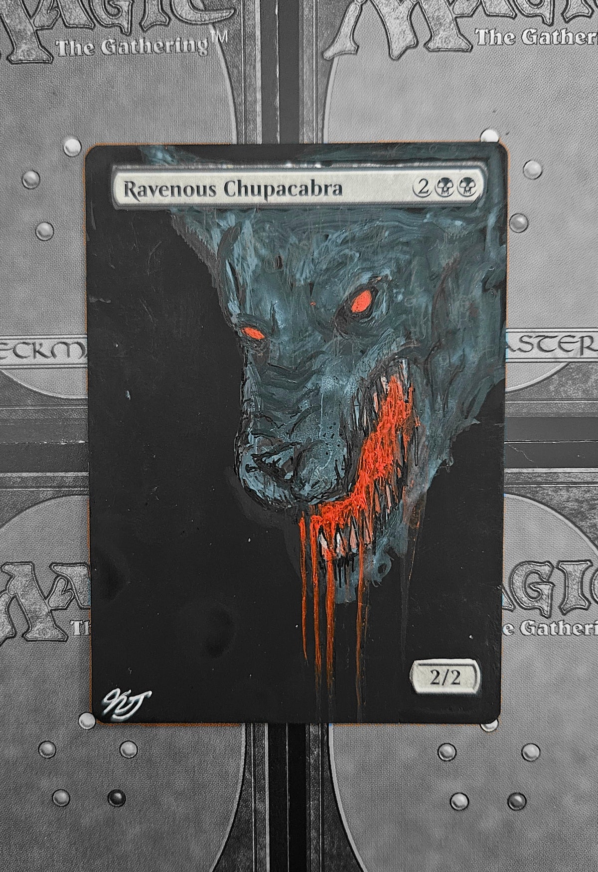 Ravenous Chupacabra MTG Card Alter