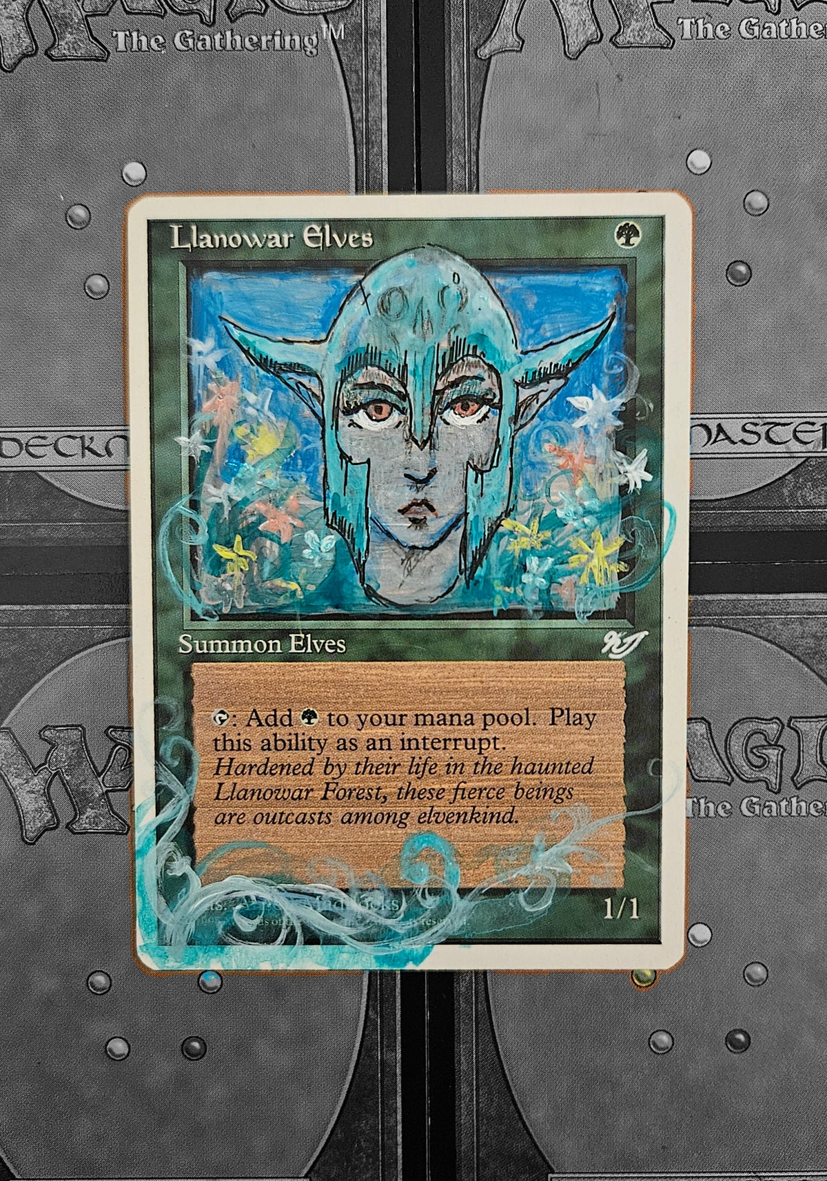 Llanowar Elves MTG Card Alter