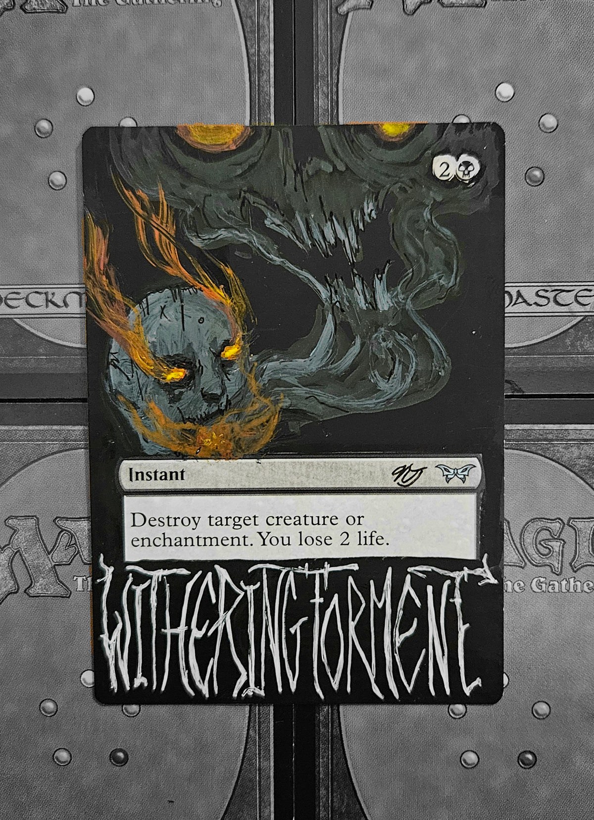 Wothering Torment MTG Card Alter