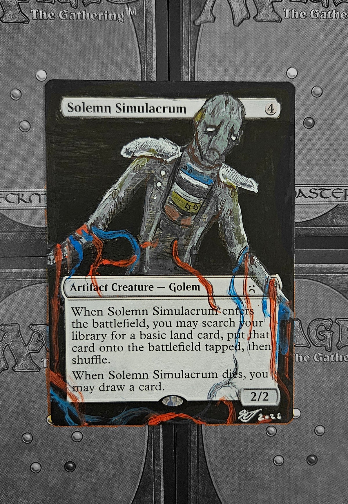 Solemn Simulacrum MTG Card Alter