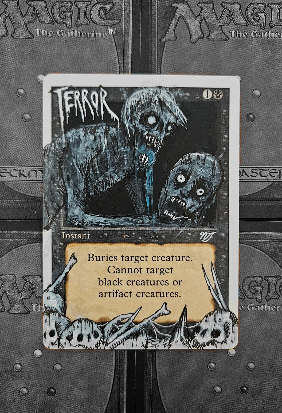 Terror MTG Card Alter