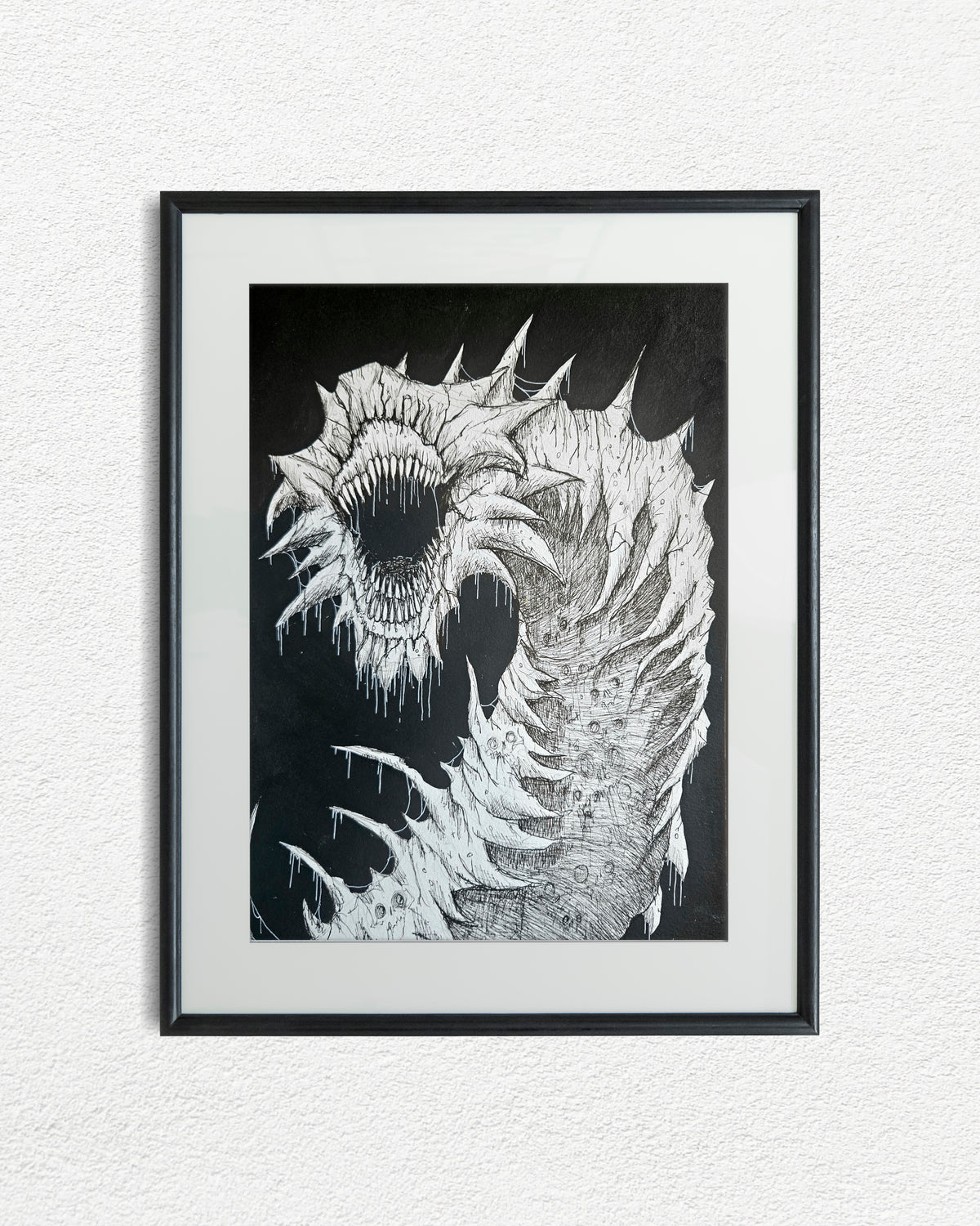 "Massacre Wurm" Original 9x12 Drawing
