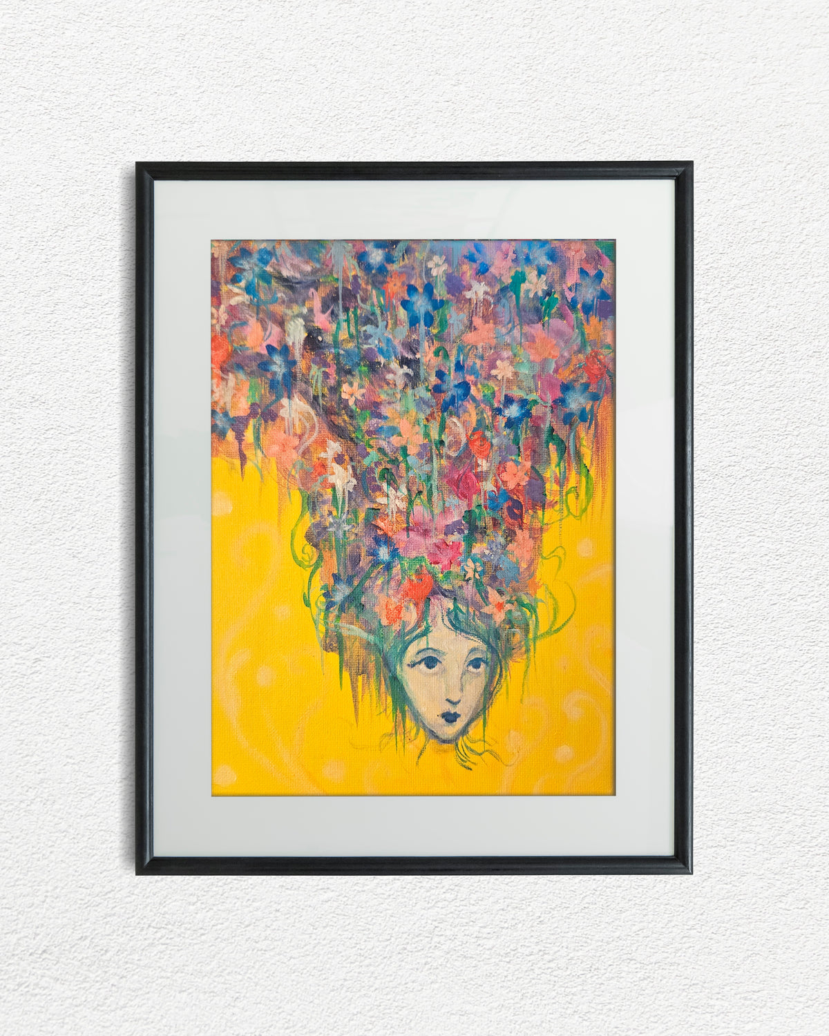 "Become a Garden" Acrylic Painting