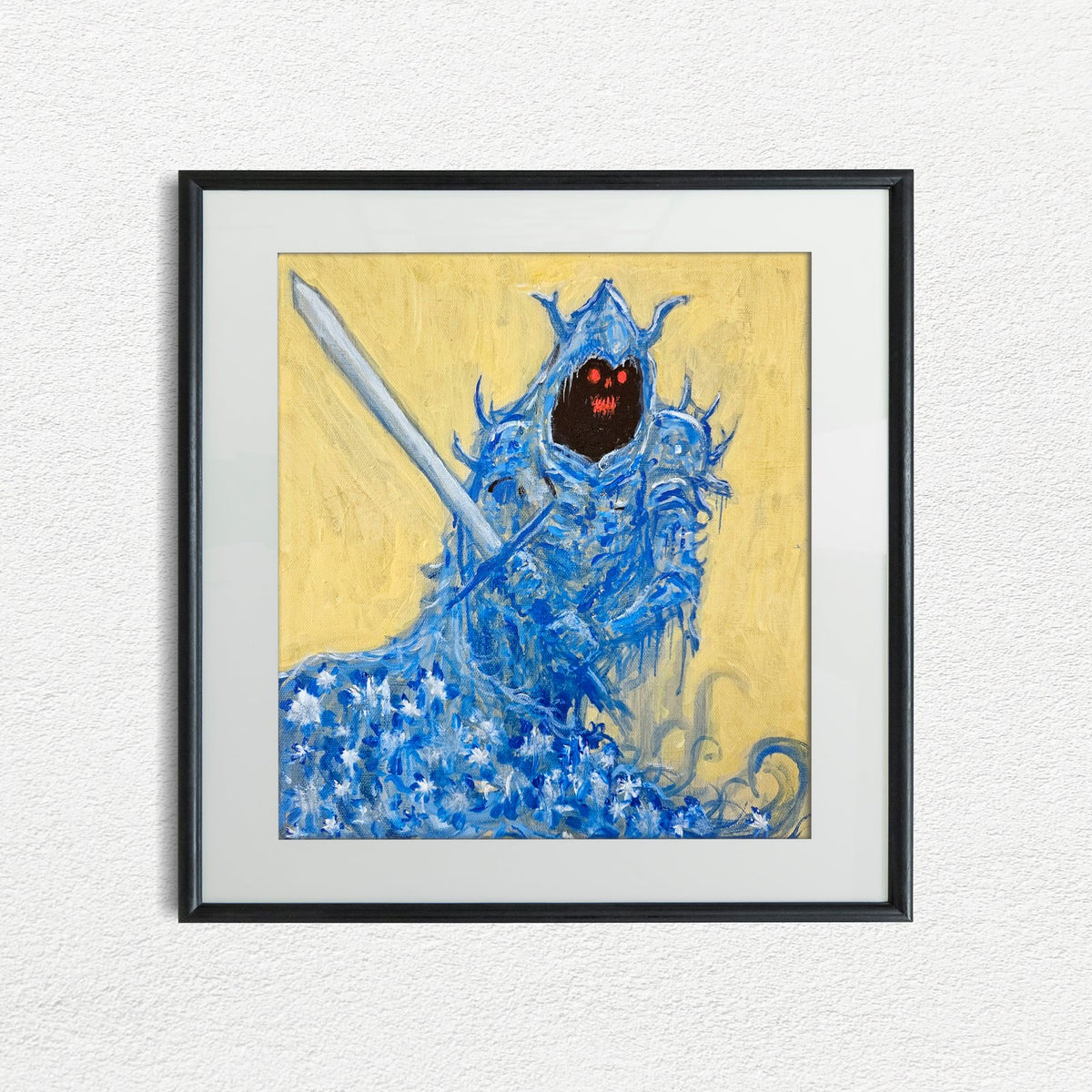 "Knight of the Fine China Cabinet" 8x8 Giclee Print
