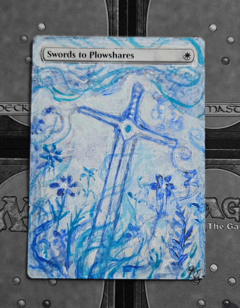 Swords to Plowshares MTG Card Alter