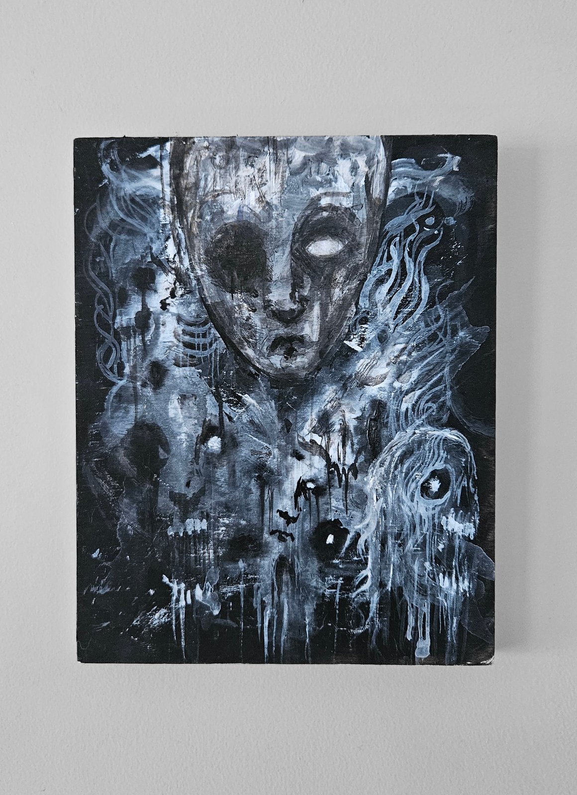 TWICE HAUNTED (Original painting)